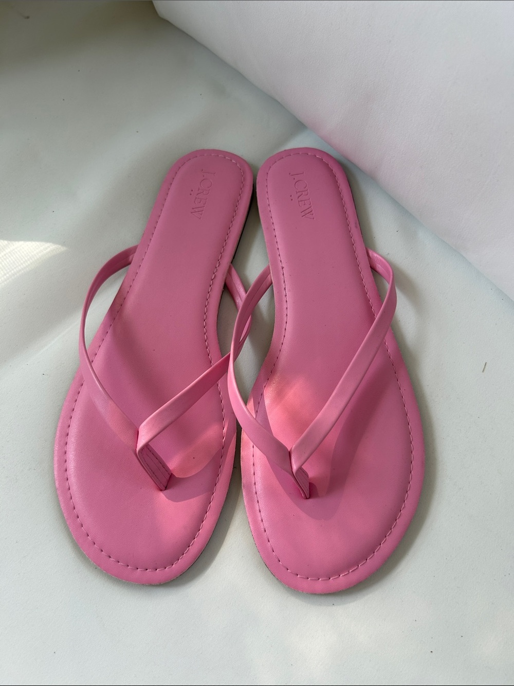 J.crew easy summer flip flops bubblegum pink size 11 NWOT